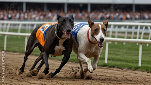 Exciting Greyhound Racing Event photo