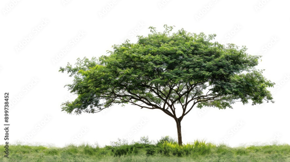 Forest near Bangkok suburb Tree scene white background Forest near Bangkok suburb Tree scene white background