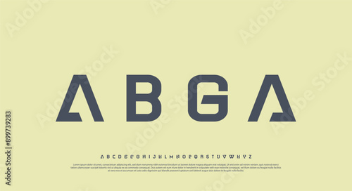 Elegant Modern Serif Alphabet Font Set – Minimalist and Classic Lettering
