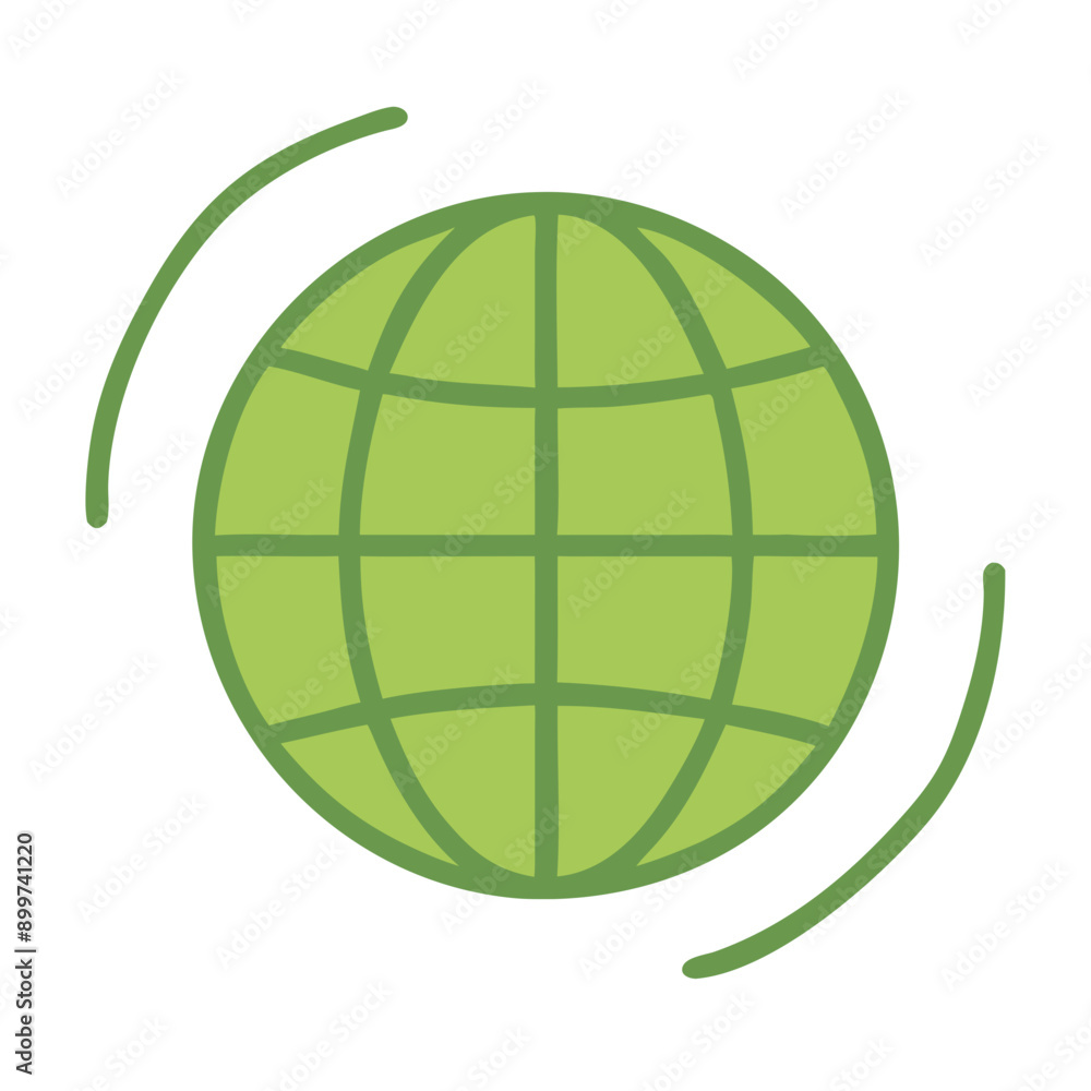 Vector Icon Dedicated to Ecology in Green Shades Featuring the Earth with Clean, Straight Lines and Shapes. Perfect for Eco-Friendly Branding, Environmental Campaigns, Green Technology, Vector Icon Dedicated to Ecology in Green Shades Featuring the Earth with Clean, Straight Lines and Shapes. Perfect for Eco-Friendly Branding, Environmental Campaigns, Green Technology,