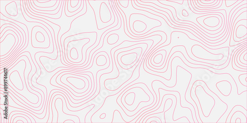 Lines Topographic contour lines vector map seamless pattern. Geographic mountain relief diagram line wave carve . Topo contour map design .Vector illustration, contour lines vector mapseamless pattern
