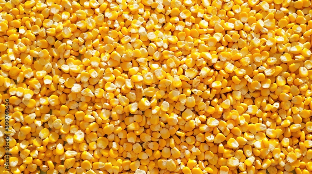 Macro close-up of raw yellow corn maize kernels, corn maize texture surface for wallpaper banner background with copyspace Macro close-up of raw yellow corn maize kernels, corn maize texture surface for wallpaper banner background with copyspace