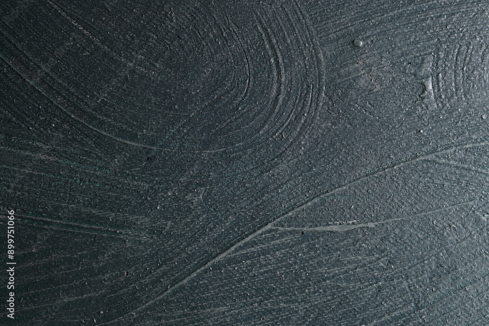 Parete con texture materica a rilievo dipinta di colore grigio-verde; spazio per testo Parete con texture materica a rilievo dipinta di colore grigio-verde; spazio per testo