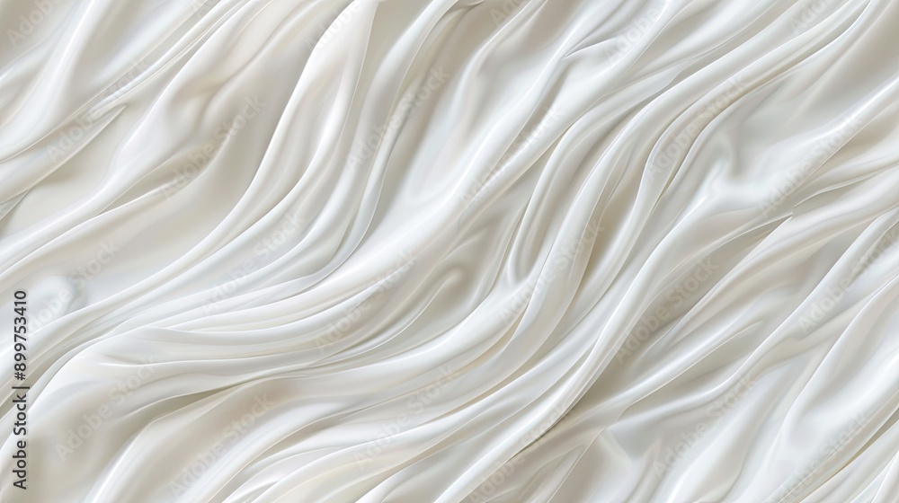 Smooth white silk cascades softly, creating gentle waves and reflections in a sophisticated atmosphere SEAMLESS PATTERN Smooth white silk cascades softly, creating gentle waves and reflections in a sophisticated atmosphere SEAMLESS PATTERN