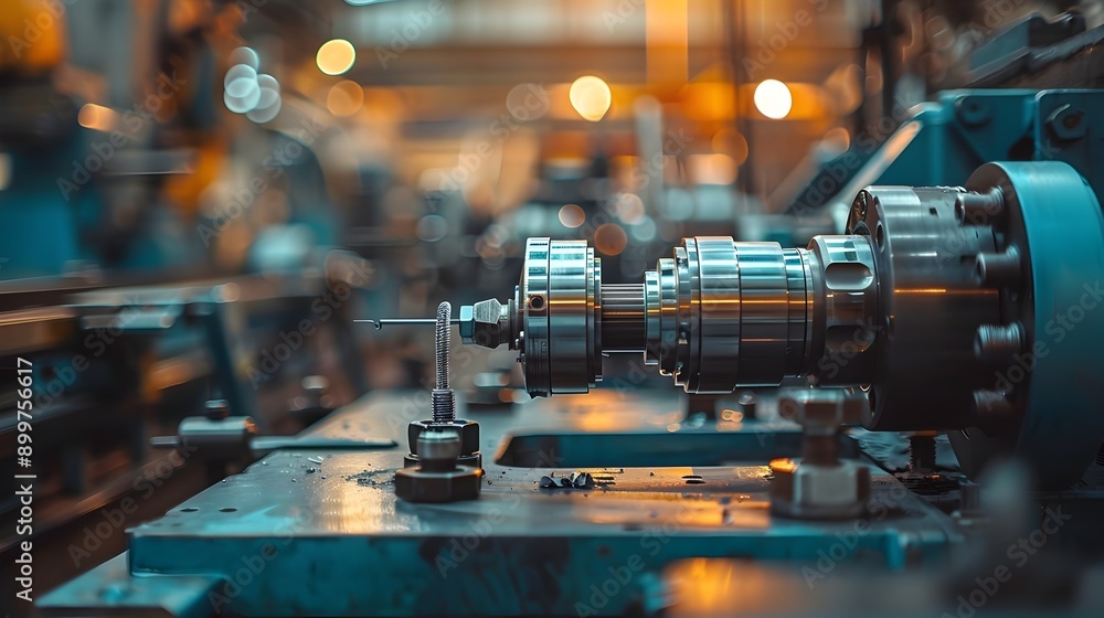 Precision Metalworking Tools and Machinery in an Engineering Workshop Precision Metalworking Tools and Machinery in an Engineering Workshop
