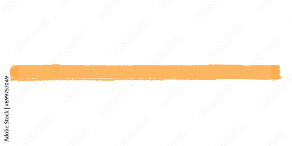 Orange highlight brush line vector illustration design element Orange highlight brush line vector illustration design element