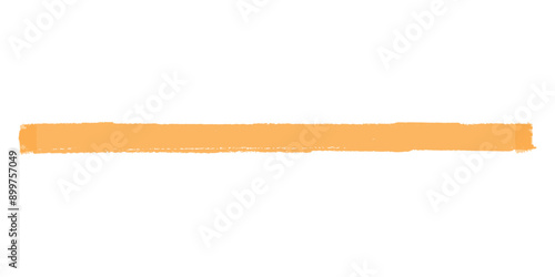 Orange highlight brush line vector illustration design element