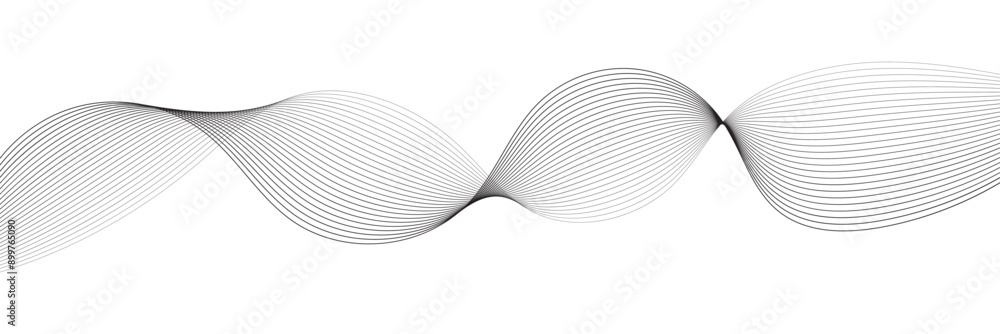 Abstract wave line. Technology abstract curved lines. Abstract wave line. Technology abstract curved lines.