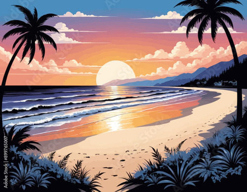 Sunset at the Beach