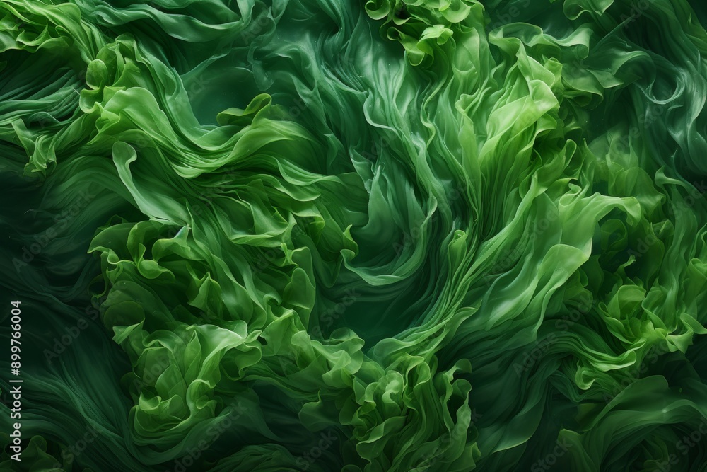 Wakame algae background.
Wakame algae background.