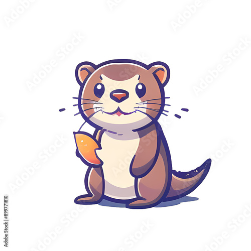 A cute little otter