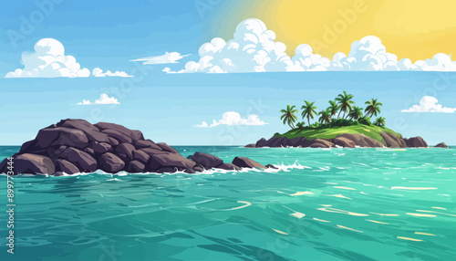 Island Paradise: Tropical Oasis in the Ocean