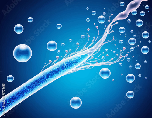 Futuristic Bubble Emanation