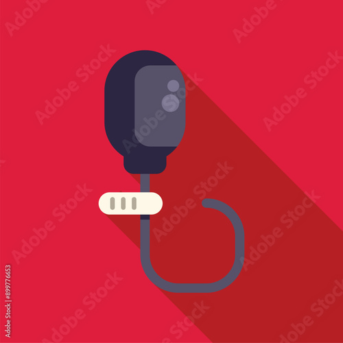 Blood pressure cuff, an instrument used for measuring blood pressure and monitoring health