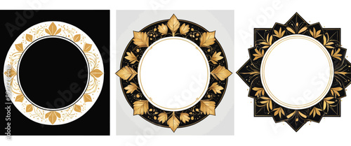 Fancy border designs for picture frames