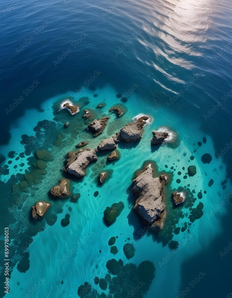 Fototapeta premium Beautiful sea beach wallpaper