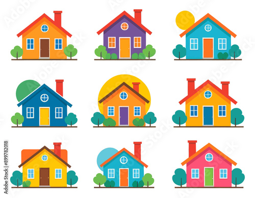 Colorful House Collection: Six Different Styles of Homes