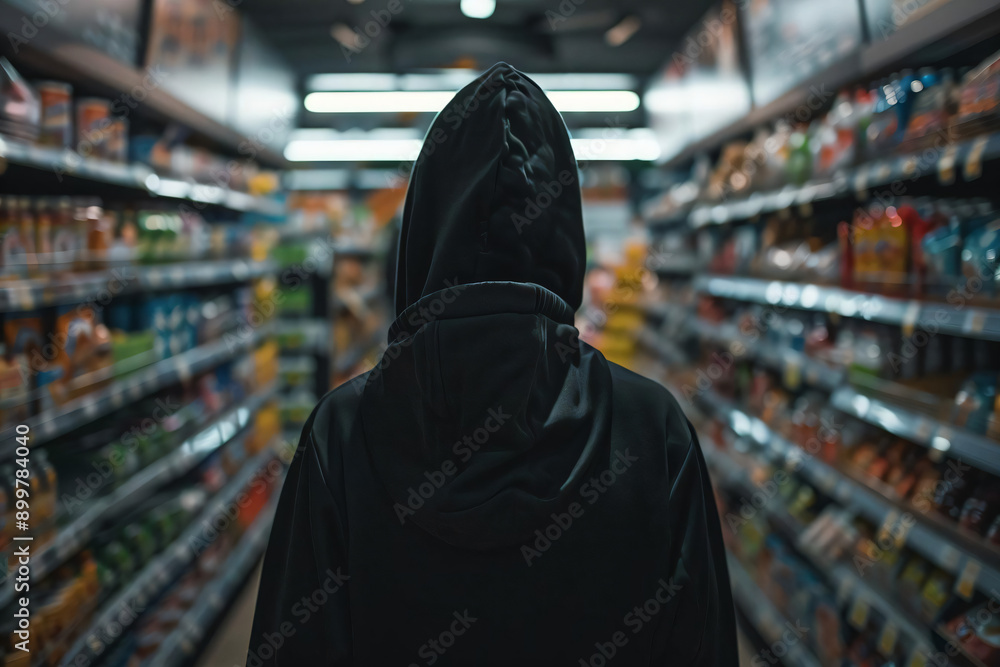 Anonymous Shopper in a Grocery Store. Anonymous Shopper in a Grocery Store.