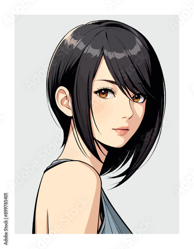 Chic and Confident: A Stylish Woman's Profile