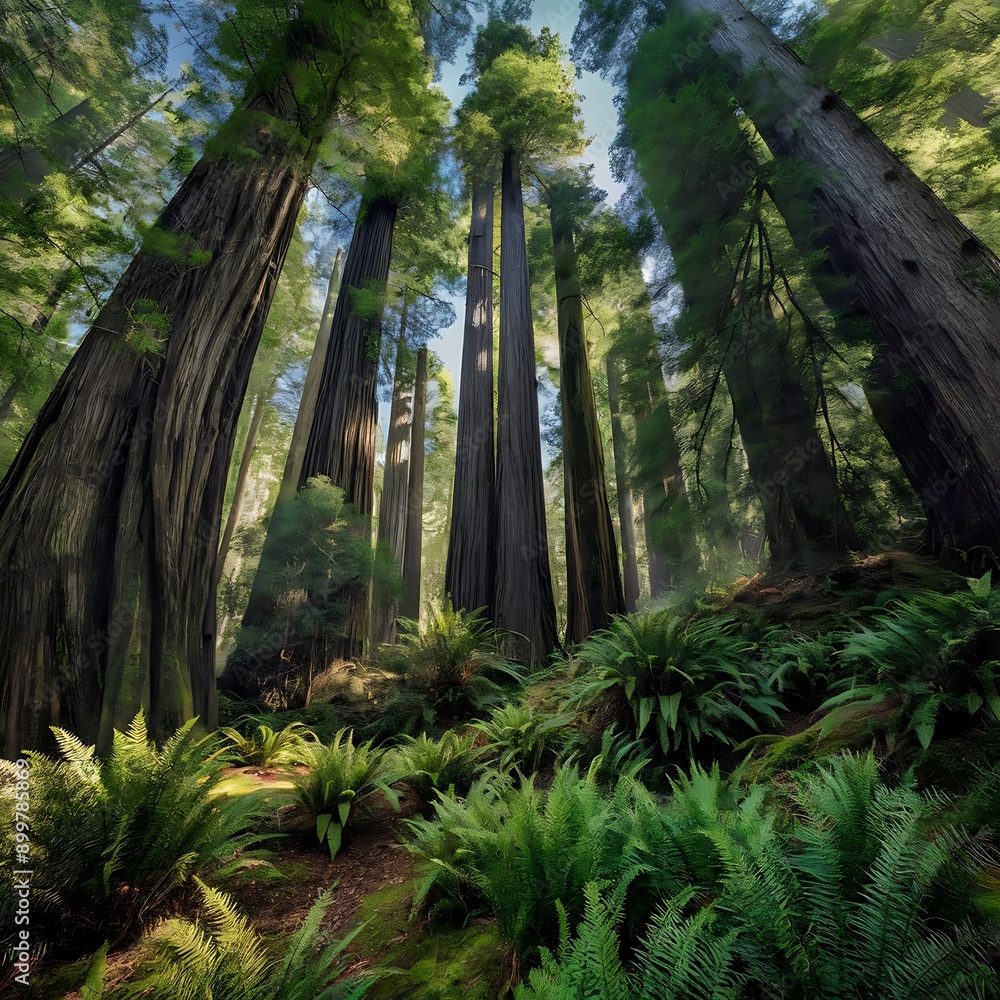 Fototapeta premium tropical forest in the jungle