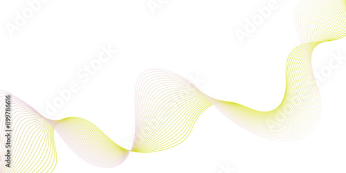 Curved wavy coloueful lines tech futuristic motion background. abstract Smooth wave vector background layout design, abstract Modern and dynamic flowing abstract line vector background. photo