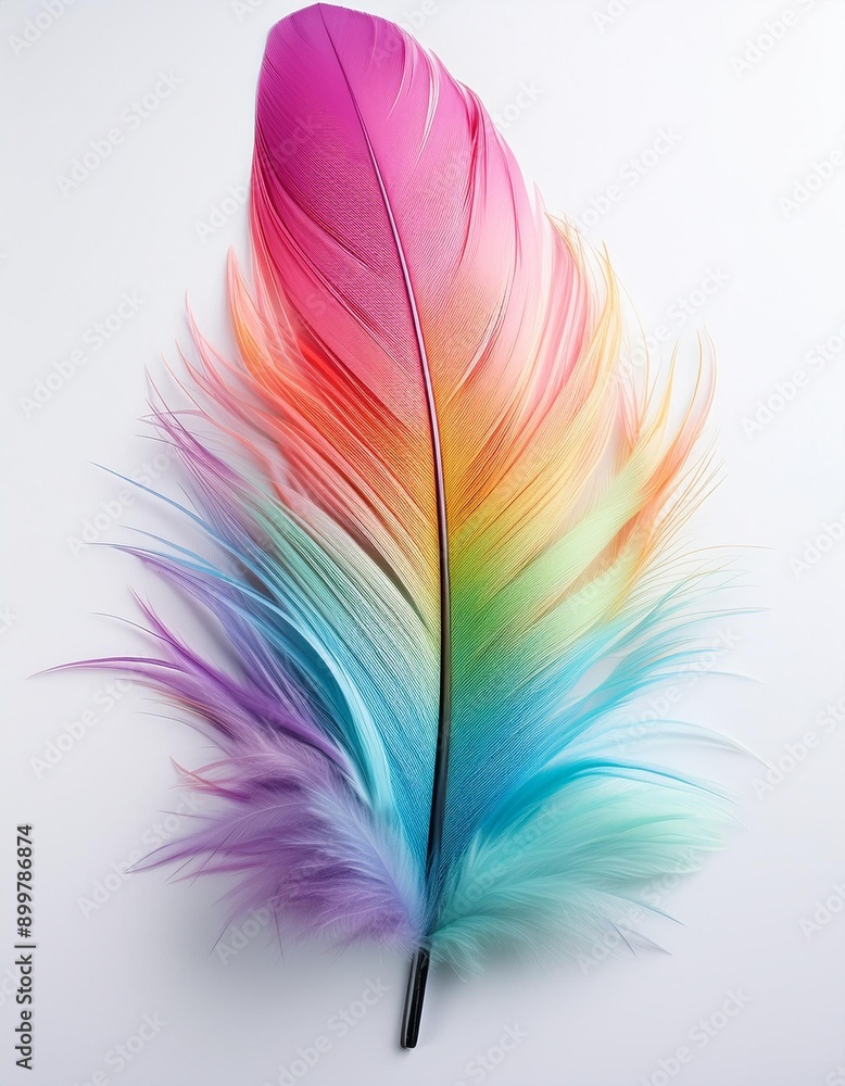 パステルレインボーカラーの羽(pastel rainbow colors feather) パステルレインボーカラーの羽(pastel rainbow colors feather)