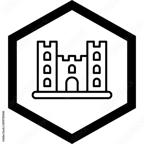 Sand Castle Icon Design