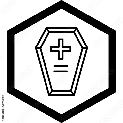 Coffin Icon Design