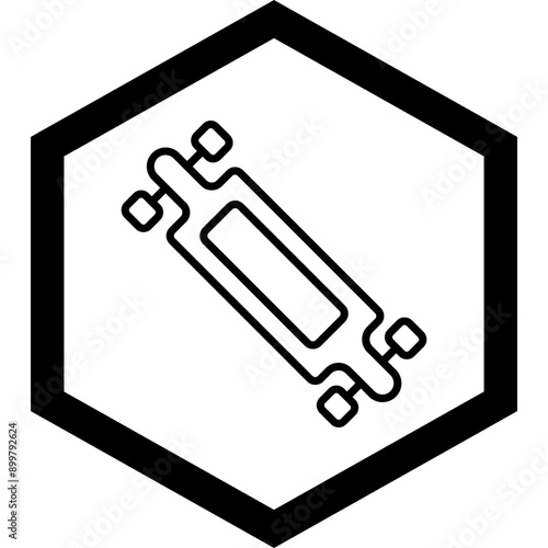 Longboard Icon Design