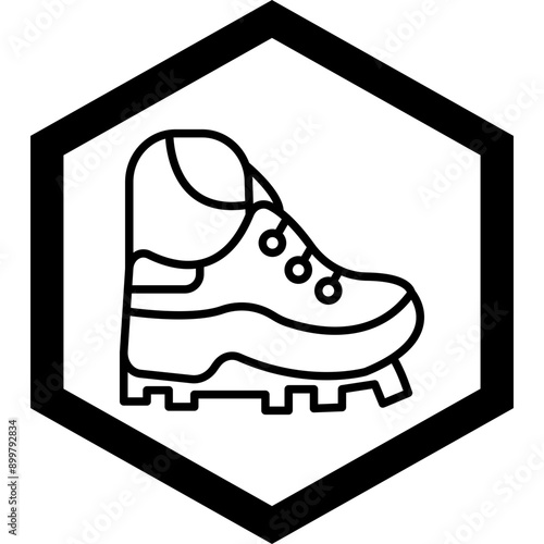Hiker Icon Design