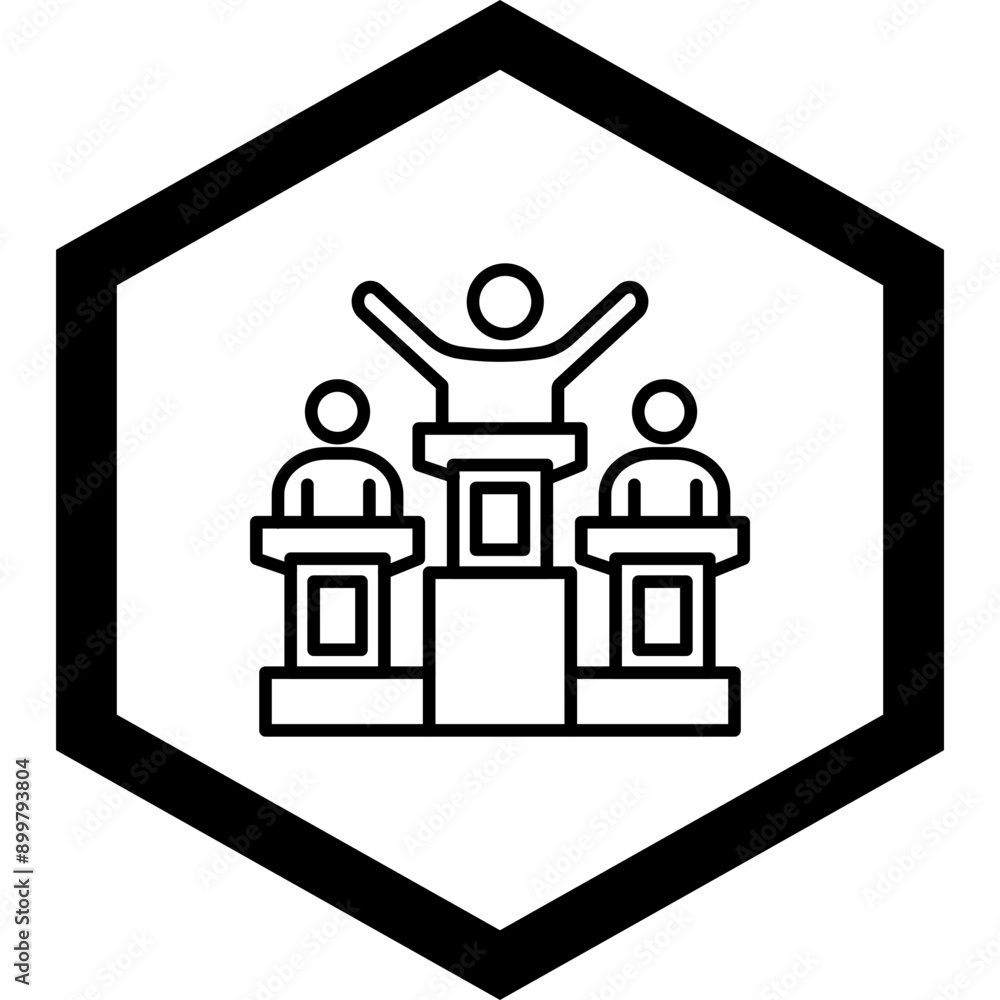 Fototapeta premium Victory Icon Design