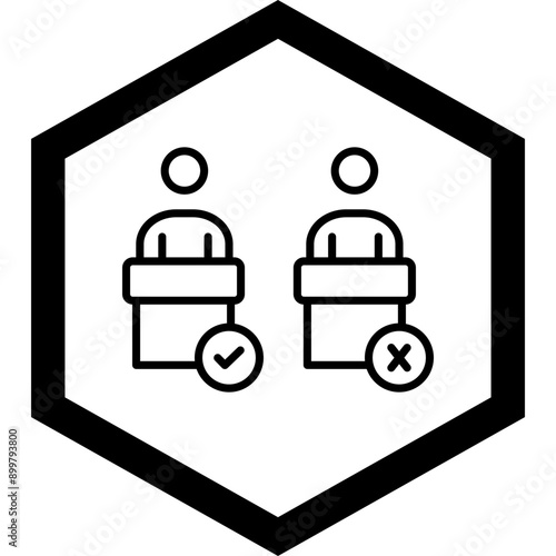 Debate Icon Design