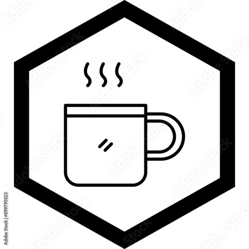 Hot Coffee Icon Design