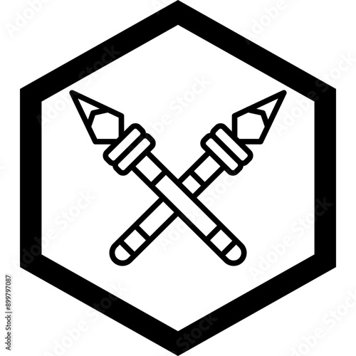 Spear Icon Design