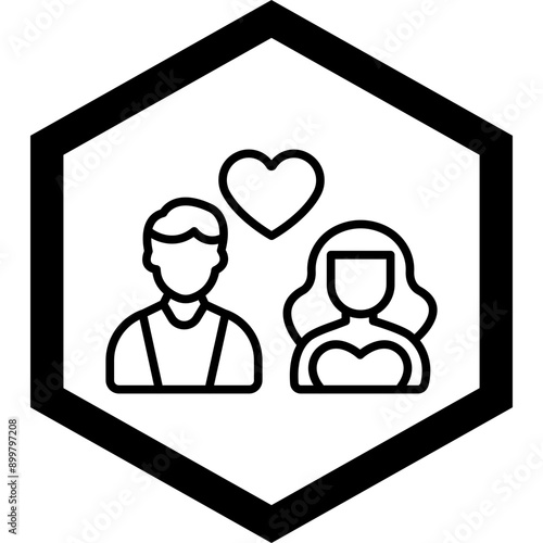 Couple Icon Design
