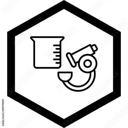 Microscope Experiments Icon Design