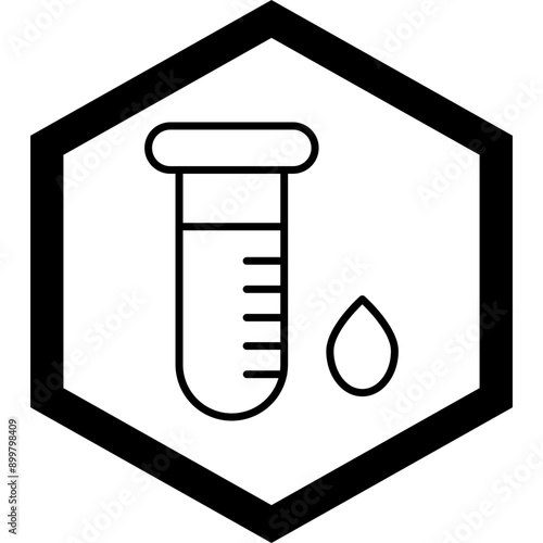 Blood Test Vector Icon Design