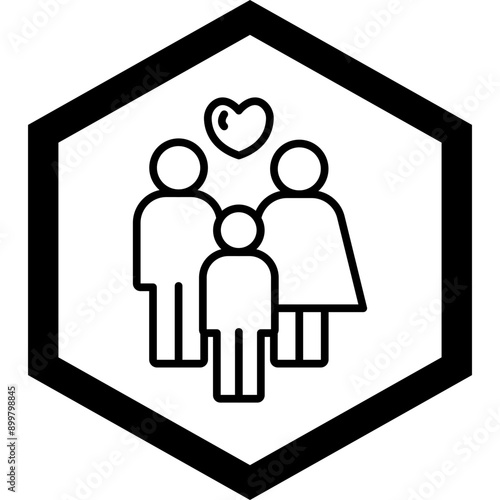 Family Vector Icon Design