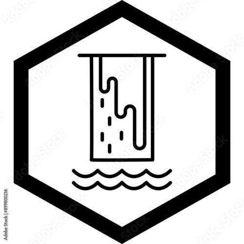 Cascade Vector Icon Design