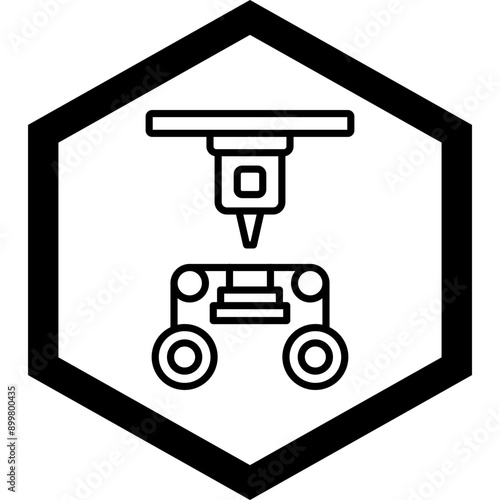 Laminated Object Manufacturing Icon Design