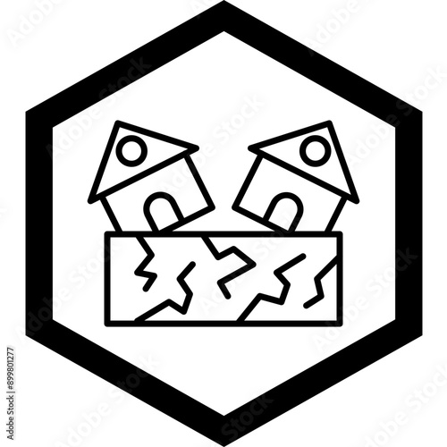 Earthquake Icon Design