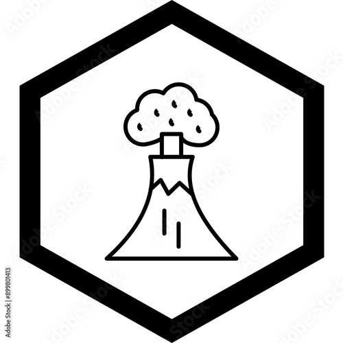Eruption Icon Design