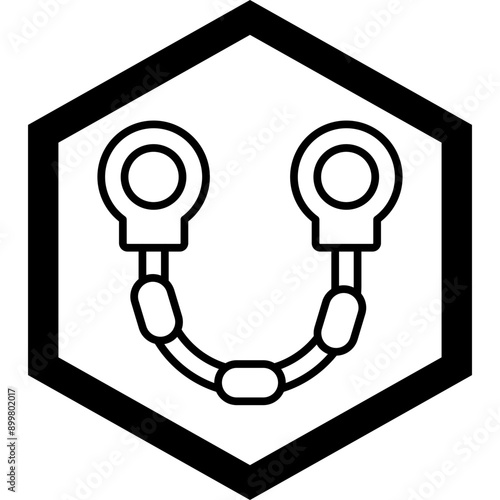 Handcuffs Icon Design