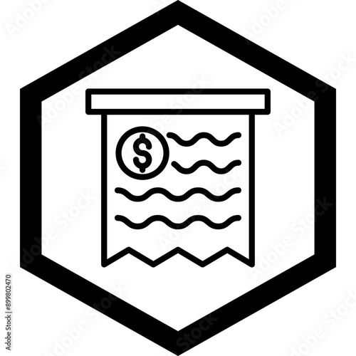 Receipt Icon Design