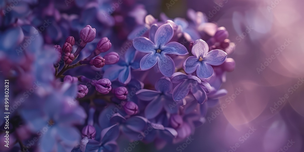 Purple lilac bush blooming in the park. Ai generation. Purple lilac bush blooming in the park. Ai generation.