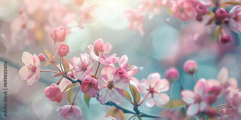 Beautiful nature, sparkling spring landscape. AI generation. Beautiful nature, sparkling spring landscape. AI generation.