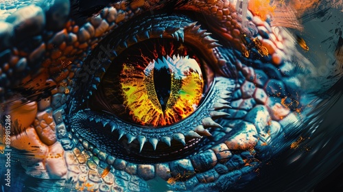 Wallpaper Mural Eye of the dinosaurs. Torontodigital.ca