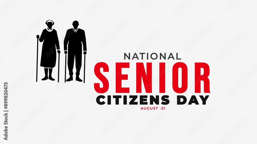 National Senior citizens day. elderly man motion. National Senior citizens day. elderly man motion.