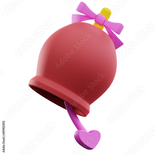 3d valentine bell ring