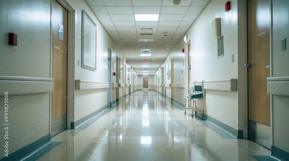 corridor in hospital Ai generated corridor in hospital Ai generated
